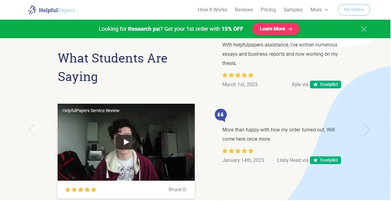 HelpfulPapers video review